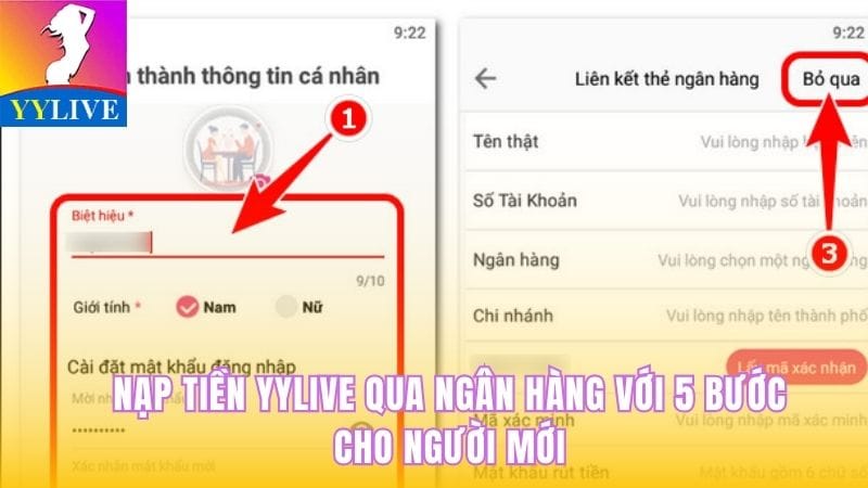 Nạp Tiền Yylive Qua Ngân Hàng Với 5 Bước Cho Người Mới 8 nạp tiền YYlive